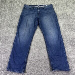 Chaps Jeans Mens 40x32 Blue Straight Fit Medium Wash Denim Work Casual